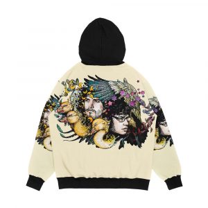 Alternative view of I Told You I Was Freaky And Flight Of The Conchords Men's All-Over-Print Hoodie