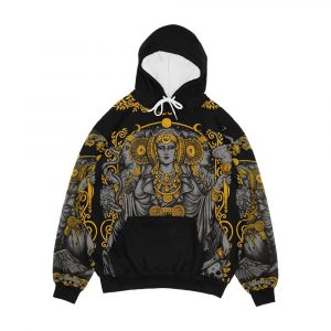 Iberian Hecate Gray Men's All-Over-Print Hoodie