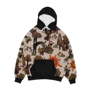 In The Beginning Of The World Watership Down Pattern Men's All-Over-Print Hoodie