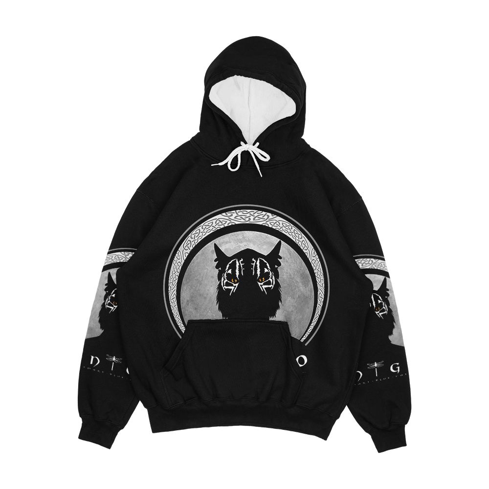 Inigo Silhouetted For Darker Shades Men's All-Over-Print Hoodie