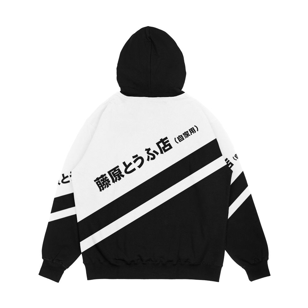 Initial D Ae86 Tofu Decal Running In The 90S Men's All-Over-Print Hoodie - Image 2