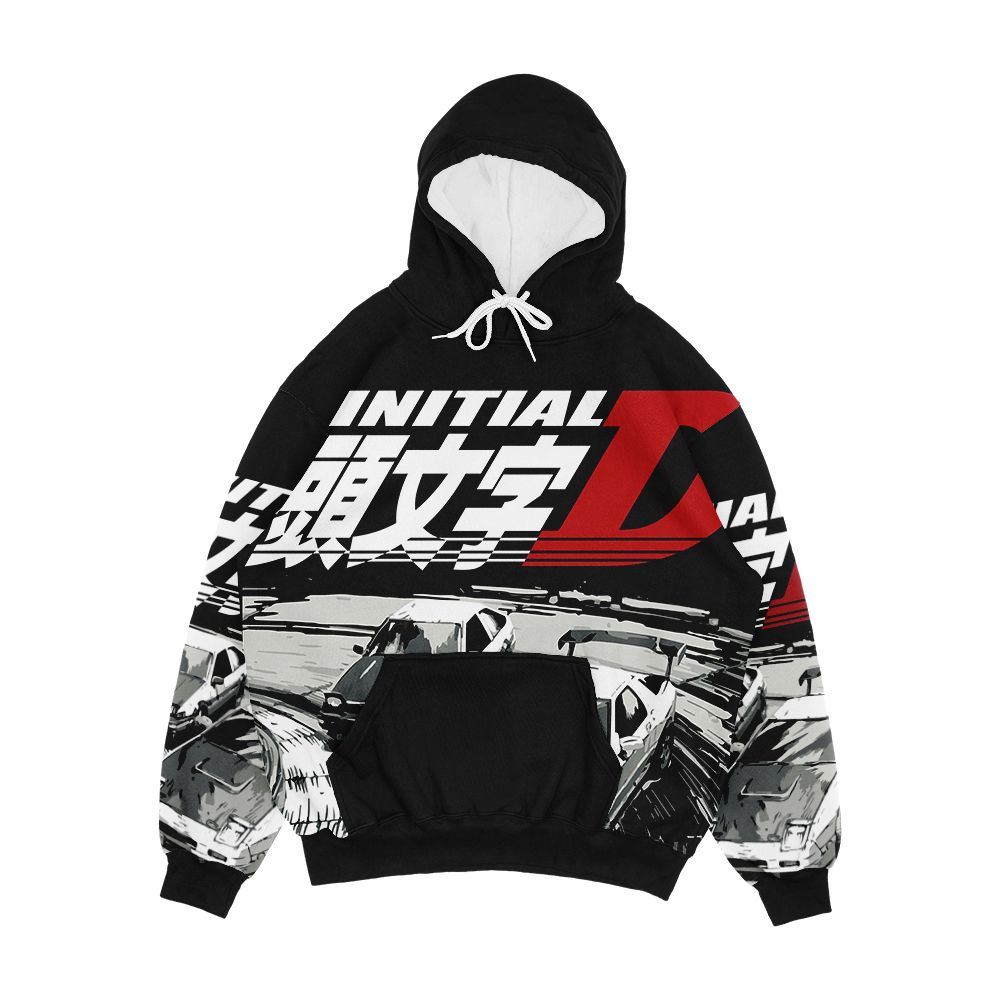 Initial D Drift Racing Tandems Toyota Corolla Ae86 Sprinter Trueno Vs Fc Rx 7 Men's All-Over-Print Hoodie