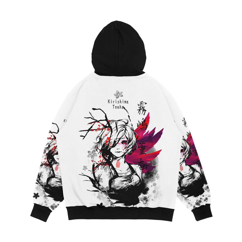 Ink Kirishima Sakura Dawn Men's All-Over-Print Hoodie - Image 2