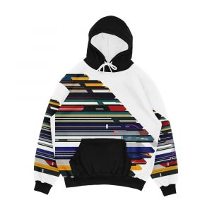 Intercity 125 Outline In Liveries Men's All-Over-Print Hoodie