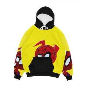 Into The Spiderverse Spider Ham Men's All-Over-Print Hoodie