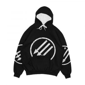 Iron Front Men's All-Over-Print Hoodie