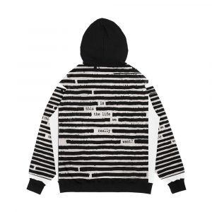 Alternative view of Is This The Life We Really Want Men's All-Over-Print Hoodie