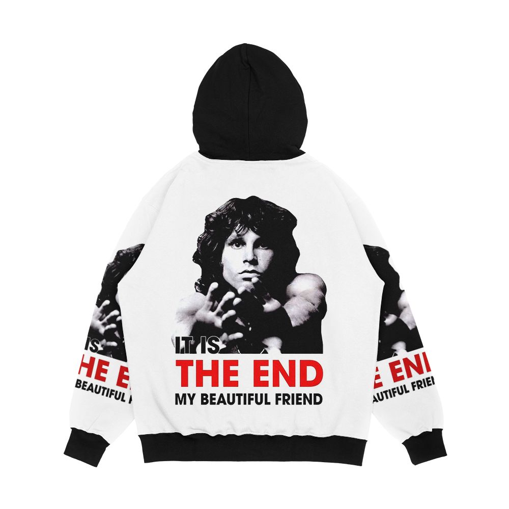 It Is The End My Beautiful Friend Jim Morrison Legend Live Forever Men's All-Over-Print Hoodie - Image 2