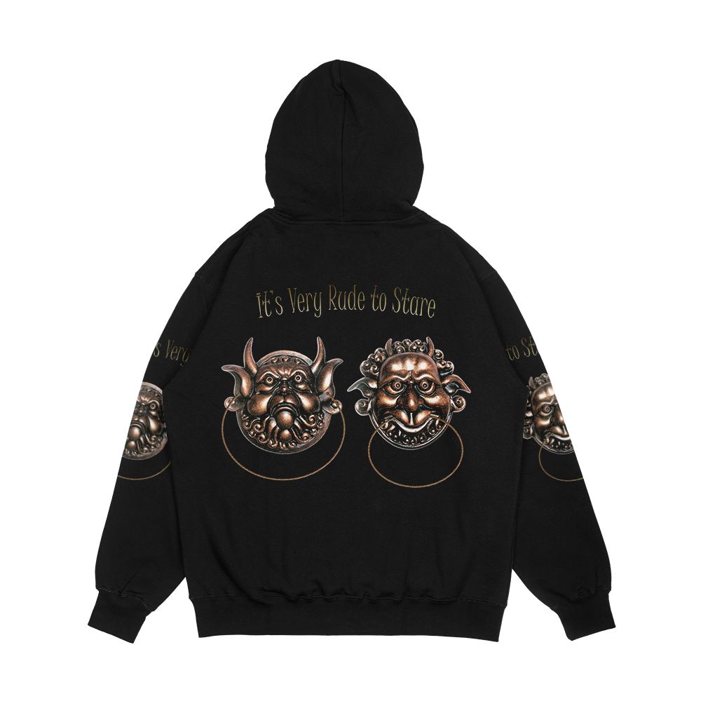 It's Very Rude To Stare Labyrinth Knockers Men's All-Over-Print Hoodie - Image 2