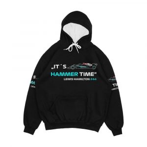 It%C2%B4S Hammer Time 44 Lewis Hamilton Formula 1 Men's All-Over-Print Hoodie