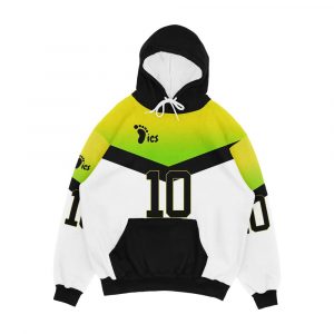 Itachiyama Jersey Kiyoomi Sakusa 10 Men's All-Over-Print Hoodie