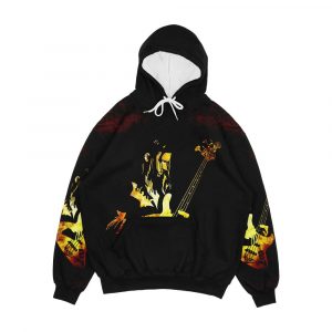 Jaco Pastorius Flame Men's All-Over-Print Hoodie