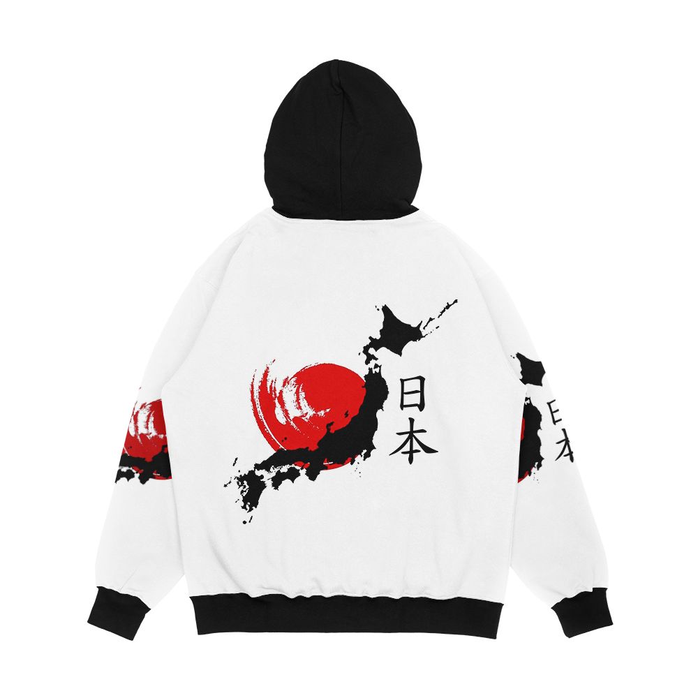 Japan Men's All-Over-Print Hoodie - Image 2