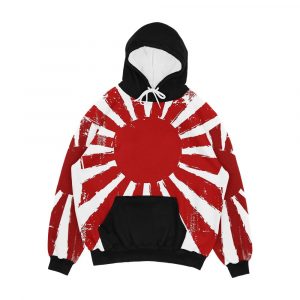 Japan Rising Sun Men's All-Over-Print Hoodie