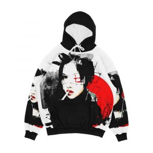 Japanese Punk Girl Men's All-Over-Print Hoodie