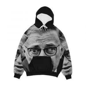 Jean Paul Sartre Men's All-Over-Print Hoodie