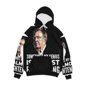 Jeremy Clarkson Sometimes My Genius Is Almost Frightening Merchandise Men's All-Over-Print Hoodie