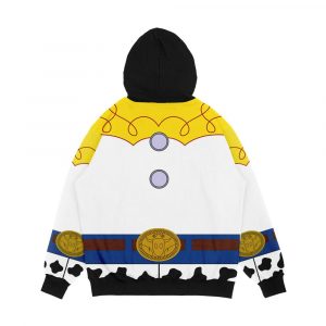 Alternative view of Jessie The Yodelin Cowgirl Men's All-Over-Print Hoodie