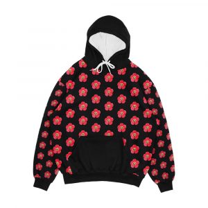 Jhope Chuseok Flower Black Men's All-Over-Print Hoodie