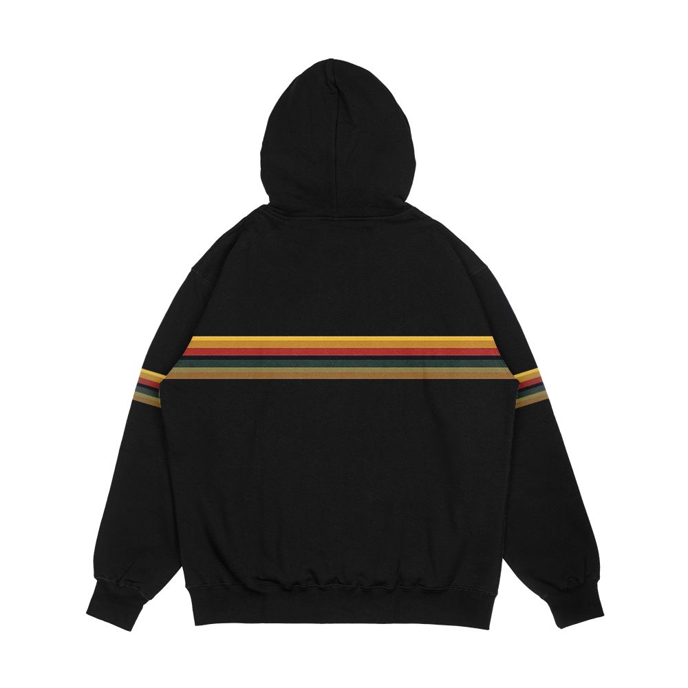 Jodie Whittaker 13Th Doctor Rainbow Stripe V1 Men's All-Over-Print Hoodie - Image 2