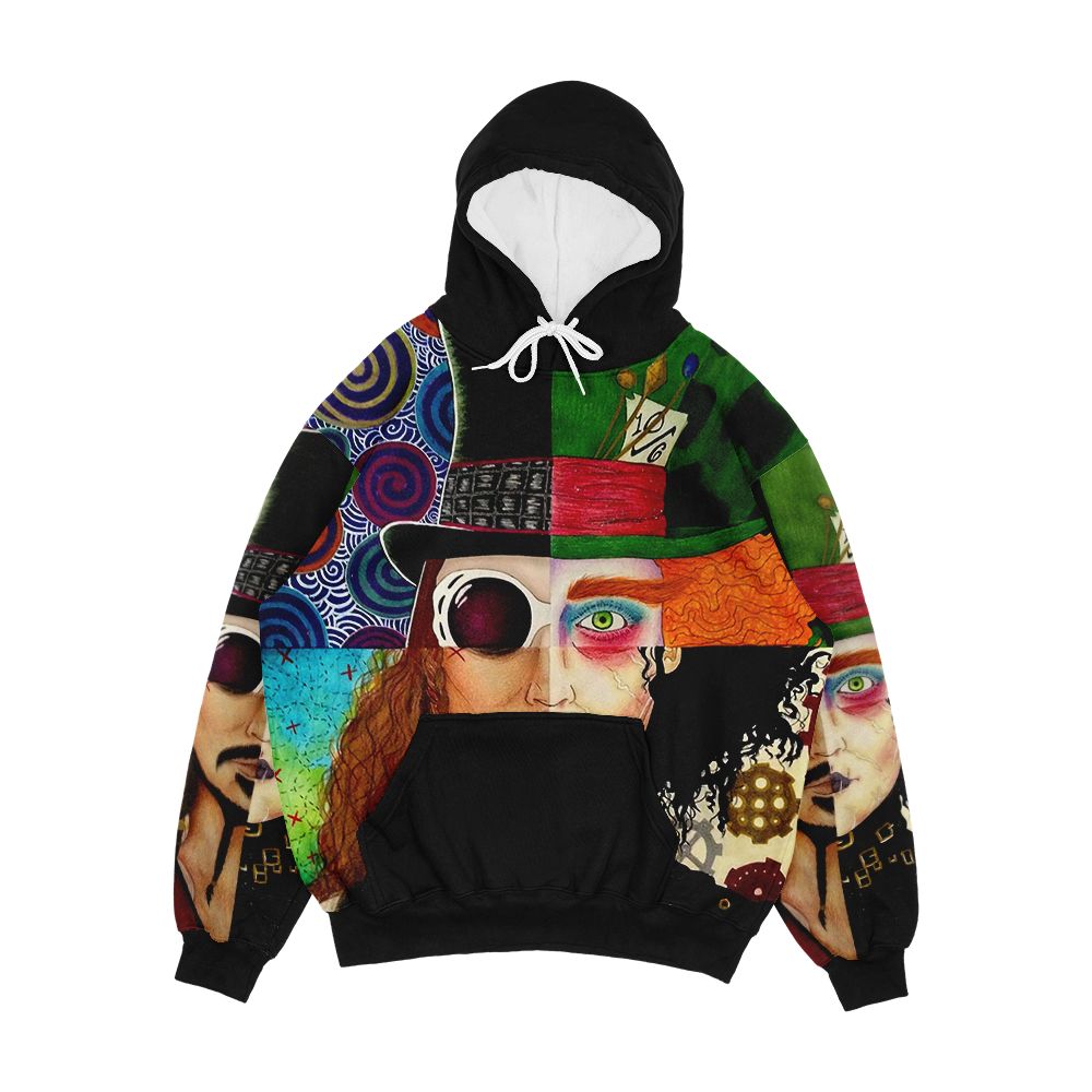Johnny Depp Character Collage Men's All-Over-Print Hoodie