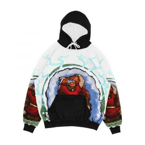 Jormungato Men's All-Over-Print Hoodie