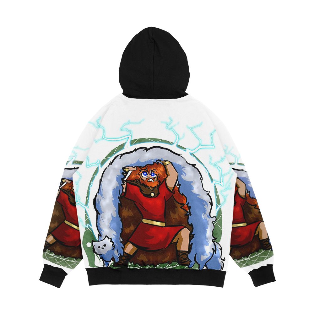 Jormungato Men's All-Over-Print Hoodie - Image 2