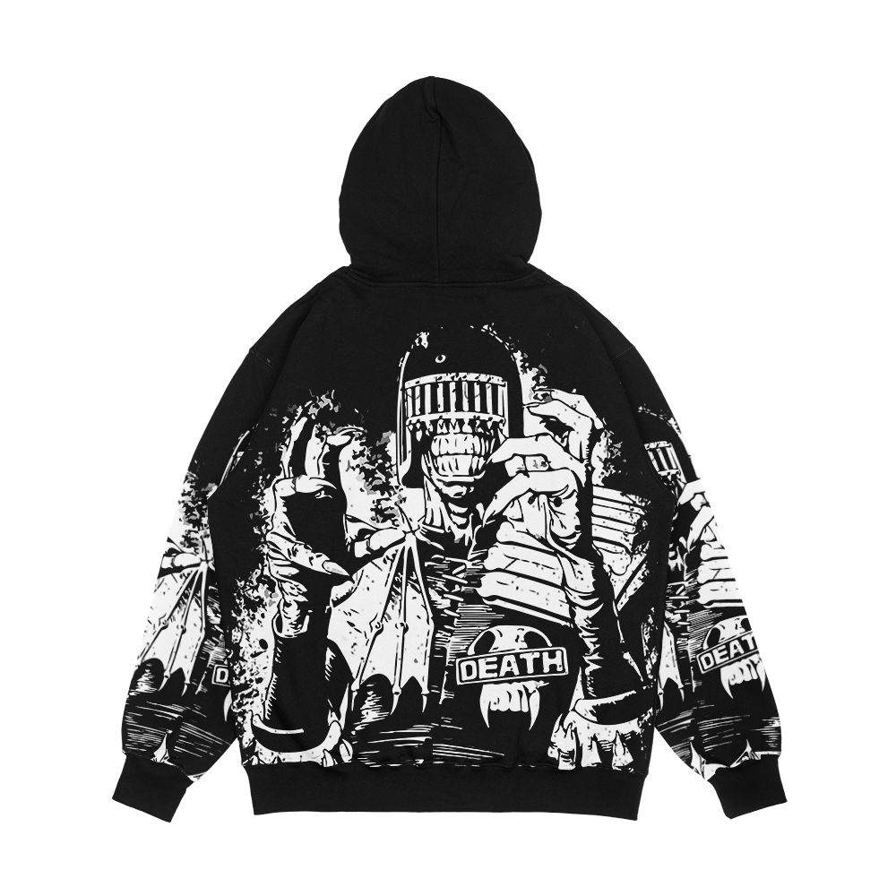 Judge Death Merch Men's All-Over-Print Hoodie - Image 2