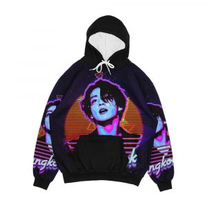 Jungkook Retro Men's All-Over-Print Hoodie