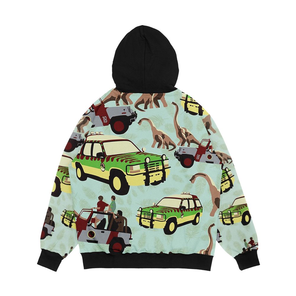 Jurassic Ride Men's All-Over-Print Hoodie - Image 2