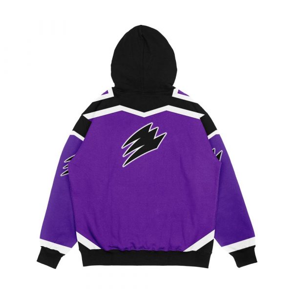 Juuken Sentai Gekiranger Gekiviolet Men's All-Over-Print Hoodie - Image 2