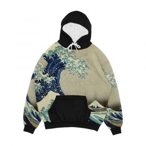 Kanagawa Wave Men's All-Over-Print Hoodie