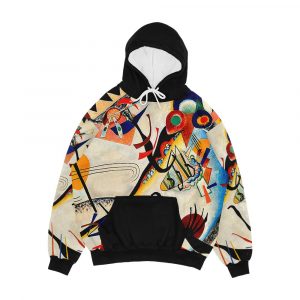 Kandinsky Blue Segment Popular Kandinsky Painting Men's All-Over-Print Hoodie