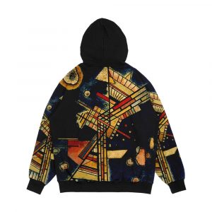 Alternative view of Kandinsky Dark Freshness Abstract Art Men's All-Over-Print Hoodie