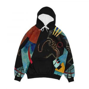 Kandinsky Pointed And Round Abstract Art Men's All-Over-Print Hoodie