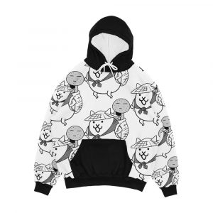 Kasa Jizo Uber Rare Cat Battle Cats Men's All-Over-Print Hoodie