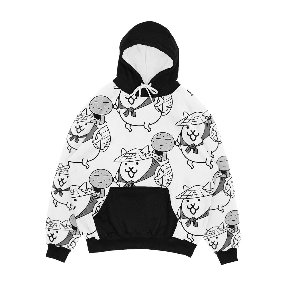 Kasa Jizo Uber Rare Cat Battle Cats Men's All-Over-Print Hoodie