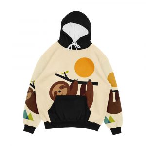 Keep Calm And Live Slow Men's All-Over-Print Hoodie