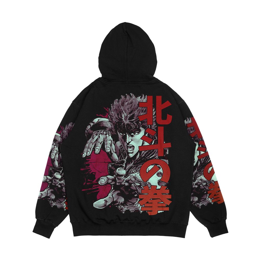 Kenshiro 02 Men's All-Over-Print Hoodie - Image 2