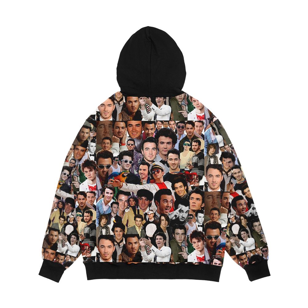 Kevin Jonas Collage Men's All-Over-Print Hoodie - Image 2