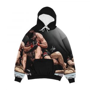 Khabib Nurmagomedov And Quot'let And 39's Talk Now And Quot' Men's All-Over-Print Hoodie