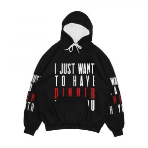 Killing Eve I Just Want To Have Dinner With You Men's All-Over-Print Hoodie