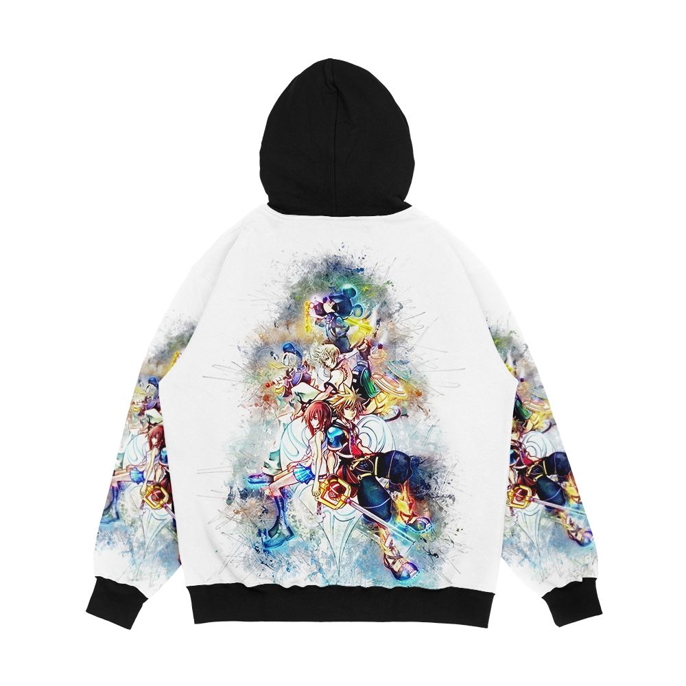 Kingdom Hearts Family Men's All-Over-Print Hoodie - Image 2