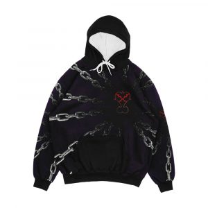 Kingdom Hearts Heartless Chained Heart Men's All-Over-Print Hoodie