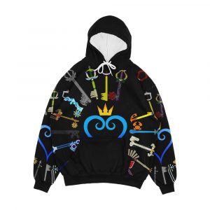 Kingdom Hearts Keyblades Men's All-Over-Print Hoodie