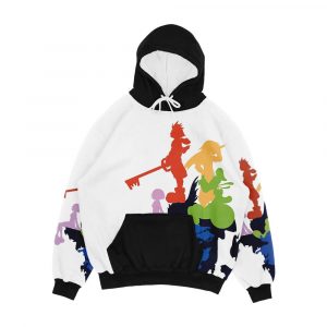 Kingdom Hearts Stylized Cover Art Men's All-Over-Print Hoodie