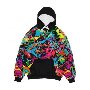 Kirby Men's All-Over-Print Hoodie