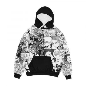 Kiribaku Manga Collage Men's All-Over-Print Hoodie