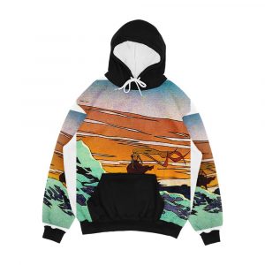 Kiss Shot Acerola Orion Heart Under Blade Men's All-Over-Print Hoodie