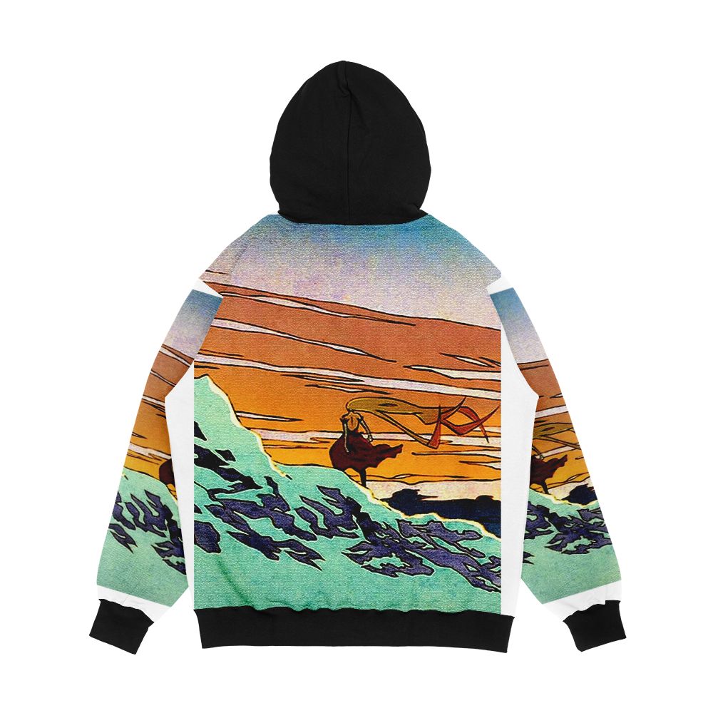 Kiss Shot Acerola Orion Heart Under Blade Men's All-Over-Print Hoodie - Image 2